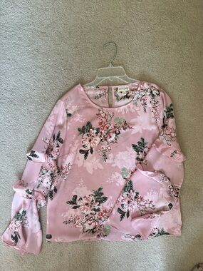 Madison Jules Floral Blouse EUC Size L